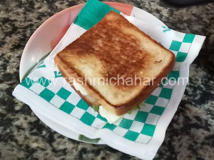 Bread Paneer Sandwich By Rashmi Chahar