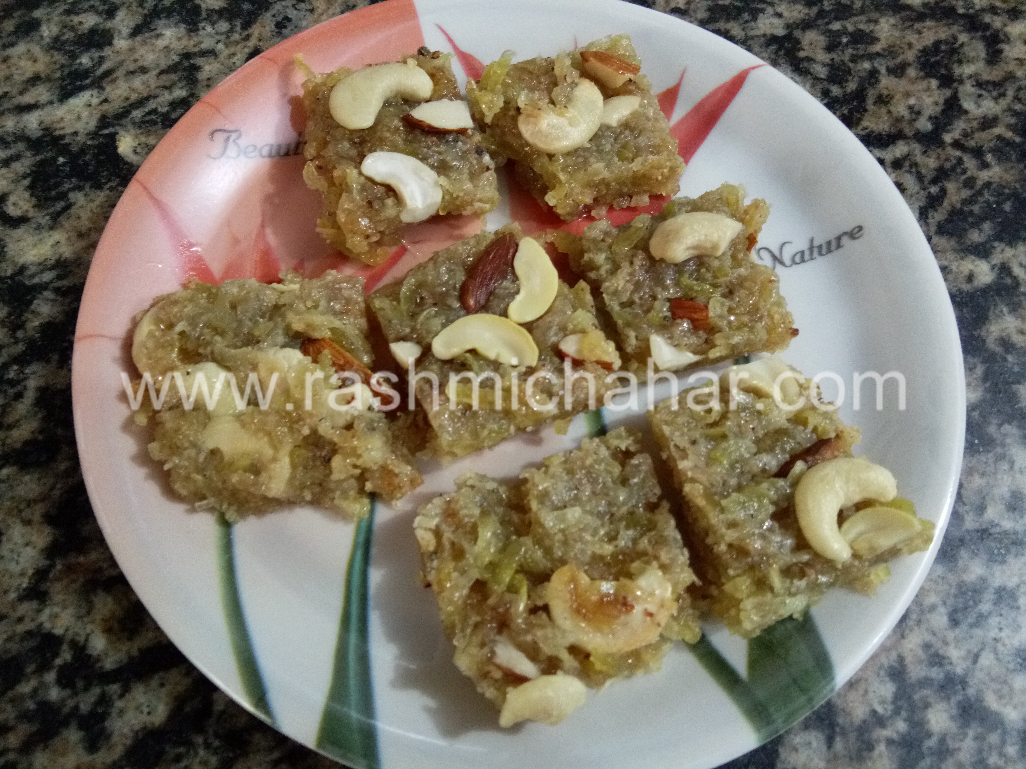 Lauki Barfi - Bottle Gourd Barfi by Rashmi chahar