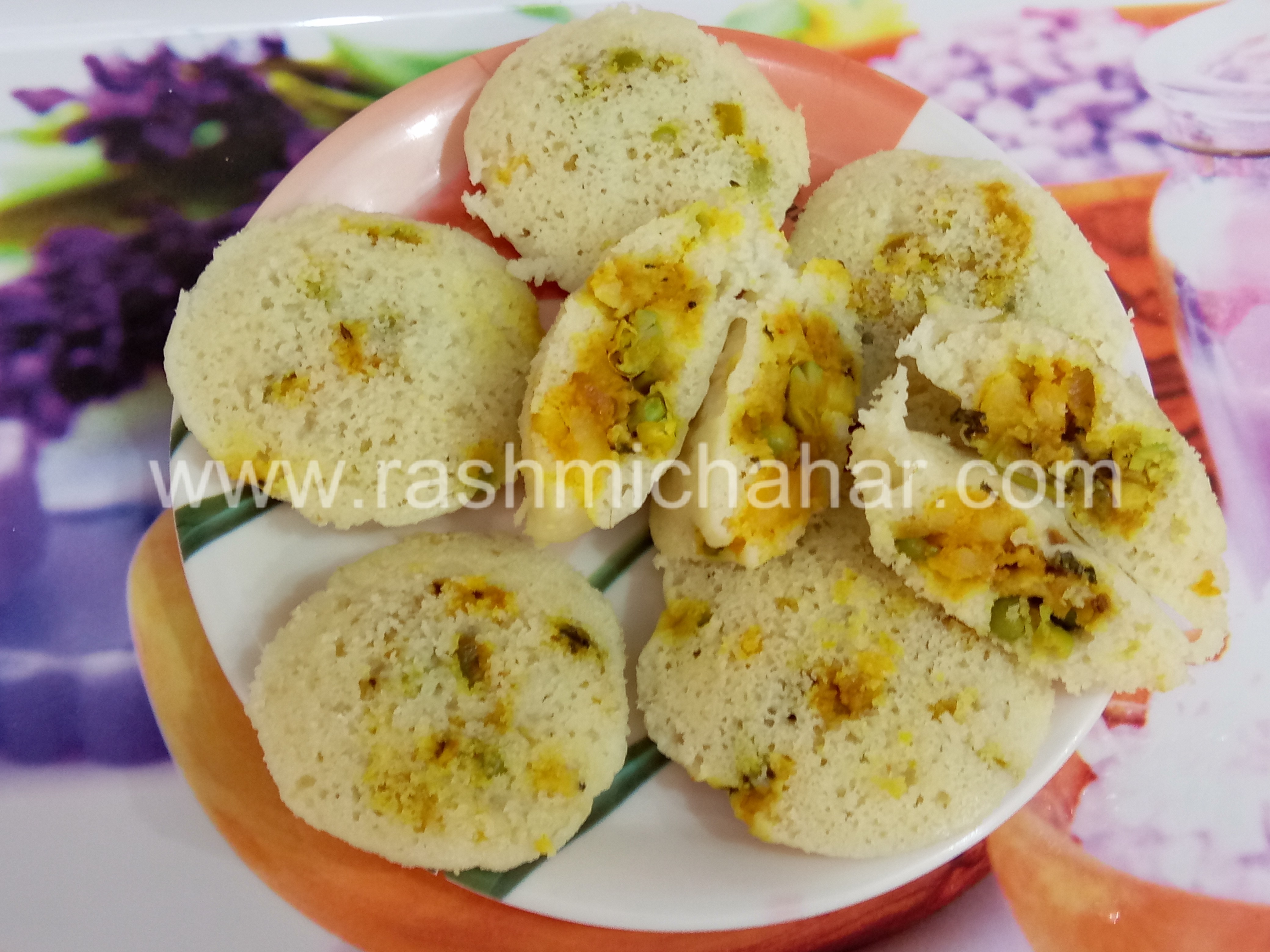 stuffed rava idli by Rashmi Chahar