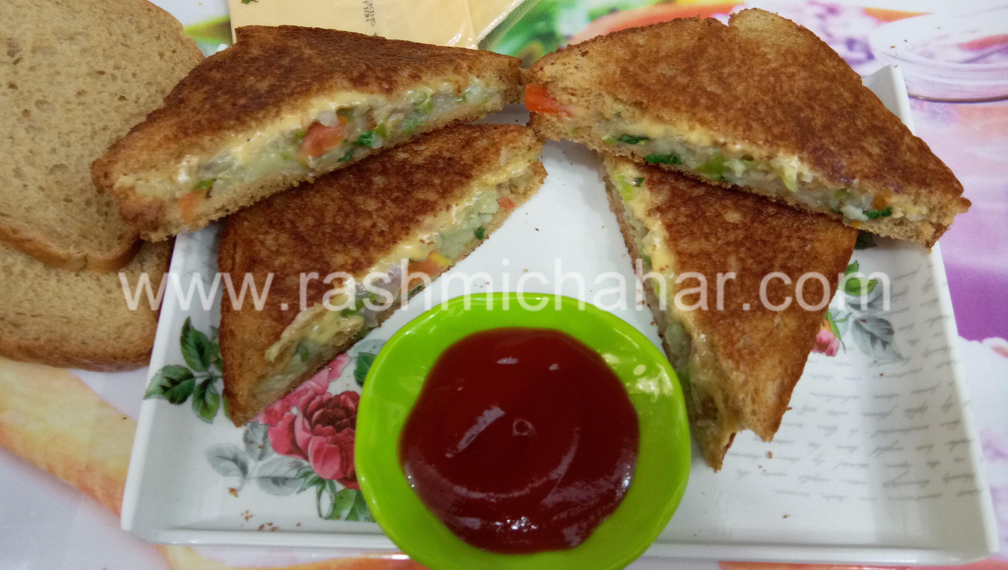 Bread cheese sandwich